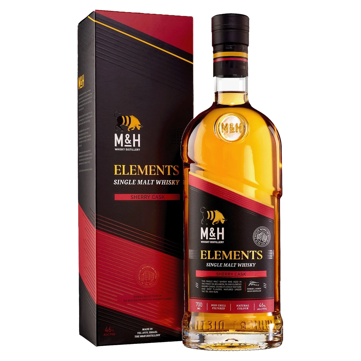 M&H Elements Sherry Cask 700 מ״ל