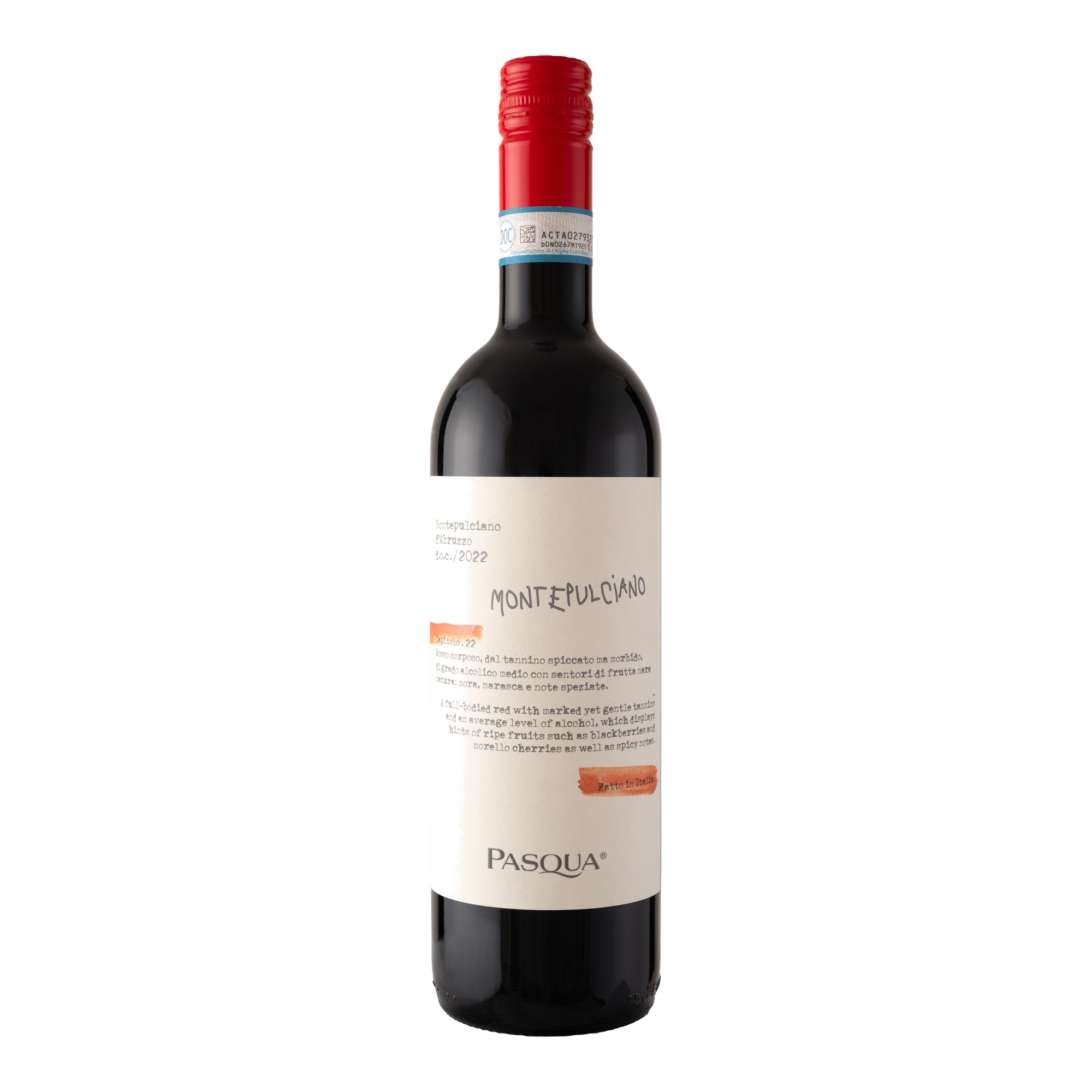 Montepulciano d'Abruzzo Pasqua - rebranding Montepulciano d'Abruzzo Pasqua - rebranding